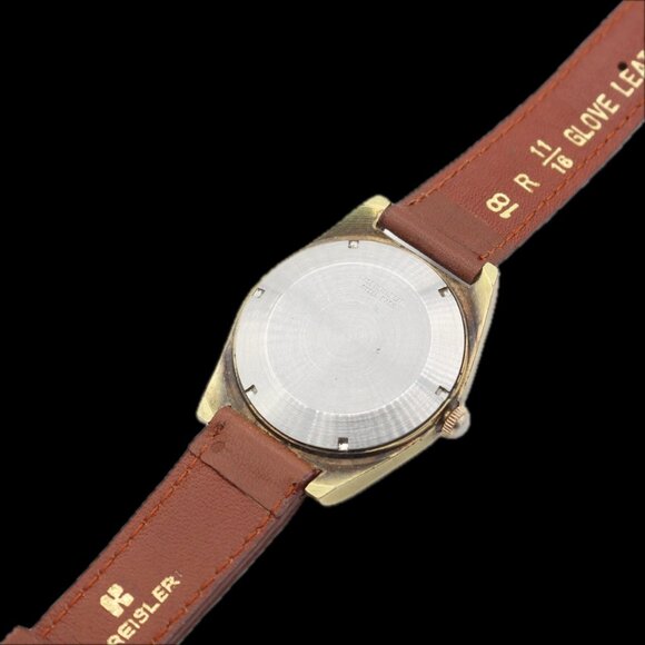 Vintage Helbros Men's Automatic Wristwatch 1561 Germany Steel & Gold Tone - Picture 4 of 4